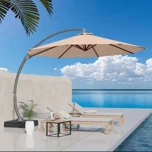 12ft Patio Umbrella w/Base Included