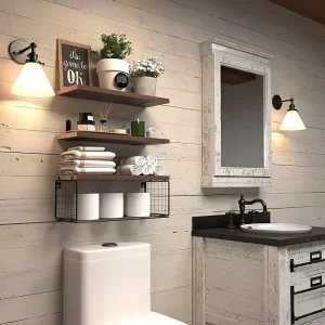 Floating Shelves 3 Wood Shelves
