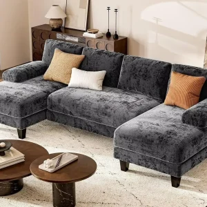Modular Sofa with Double Chaise
